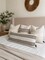 Cream Textured Pillow Cover 20x20 | Neutral Black Striped Throw Pillow Cover | Modern Boho Decorative Cushion Cover